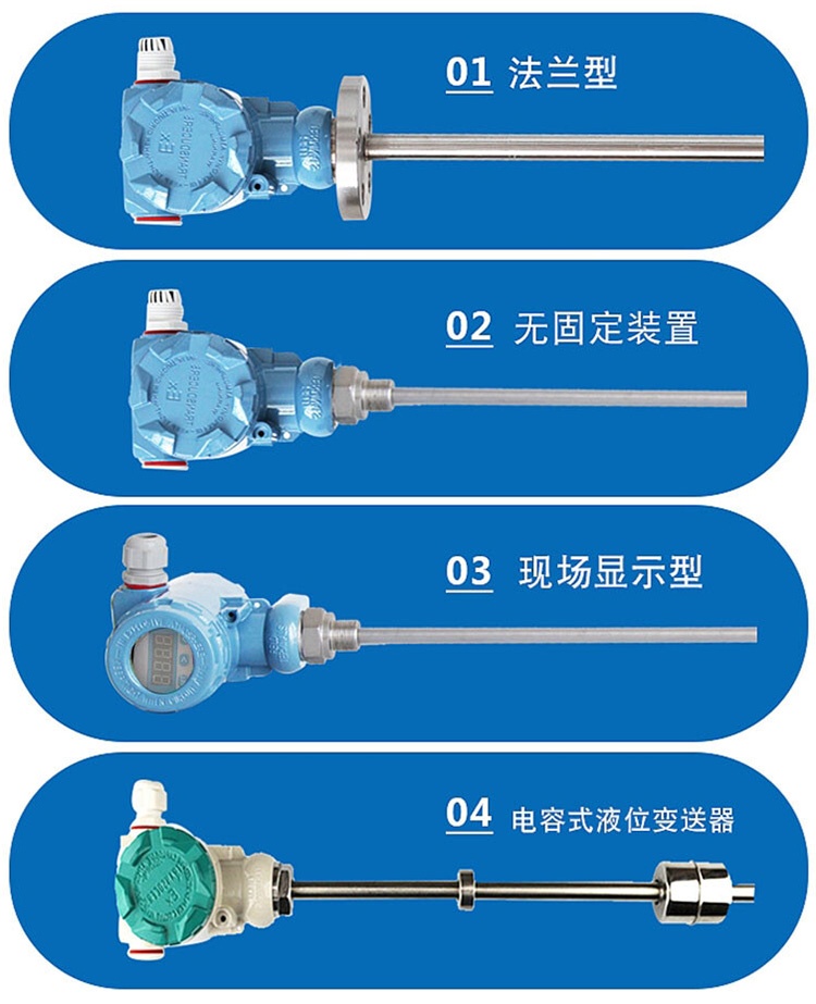 頂裝磁浮球液位計分類圖