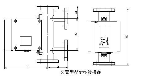 金屬管轉子流量計外形尺寸圖